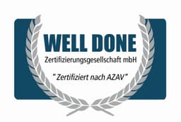 Well Done Zertifizierungsgesellschaft mbH – zertifiziert nach AZAV